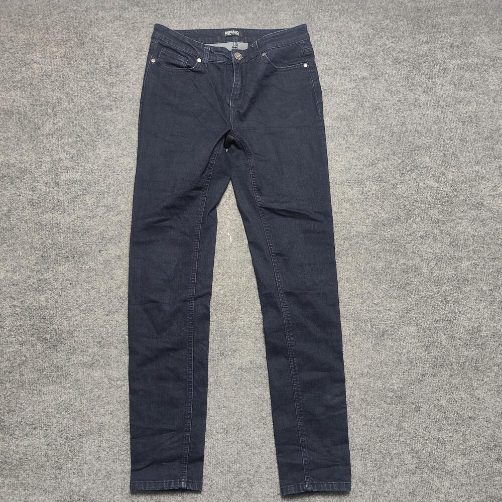 Buffalo David Bitton Francesca Jeans Womens 4/27 Dark Wash Mid Rise Skinny Denim
